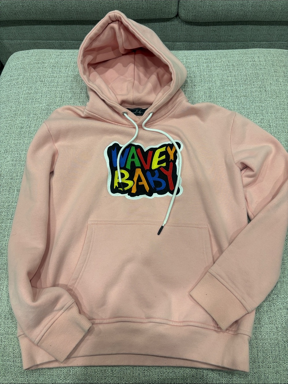 Pink Graphic Hoodie Sweater - Wavey Baby
